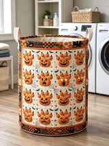 Halloween Paws Quilted Laundry Basket