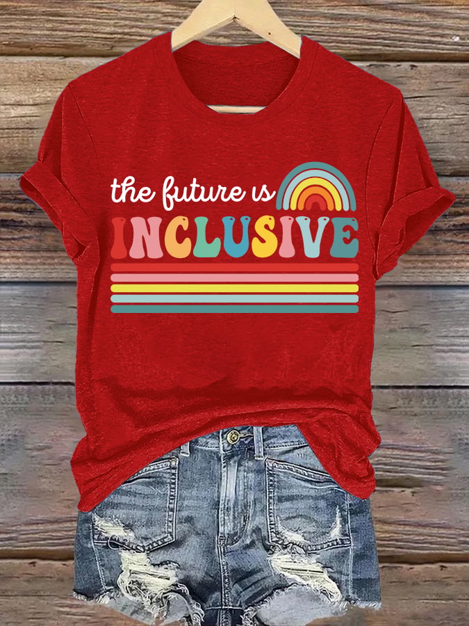 Women's  The Future Is an Inclusive Print T-Shirt
