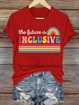 Women's  The Future Is an Inclusive Print T-Shirt
