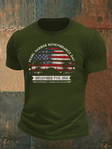 🔥Buy 3 Get 15% Off Men's  Pearl Harbor Memorial Day Hawaii USA Flag Day of Infamy   T-shirt