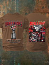Men's 2026 Ice Hockey Champions Fans Printed T-Shirt