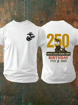 Men's  UNITED STATES MARINE CORPS BIRTHDAY Print T-Shirt