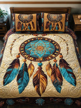 Mystic Dreamcatcher 3-Piece Quilted Bedding Set
