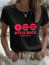Women's Leisure Print T-Shirt