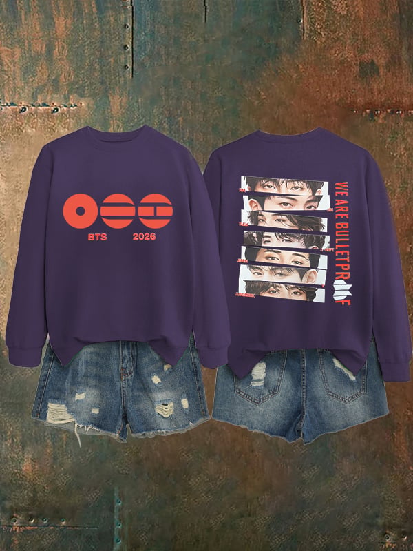 🔥Buy 3 Get 15% Off🔥Women's K-pop Print Sweatshirt