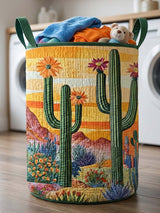 Arid Beauty Quilted Laundry Basket