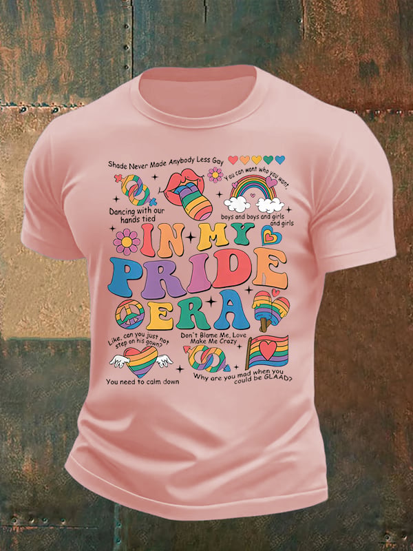 Men's In My Pride Era, Pride Month Print T-Shirt