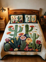 Morning Flutter 3-Piece Quilted Bedding Set