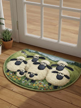 Welcoming Sheep Quilted Welcome Mat