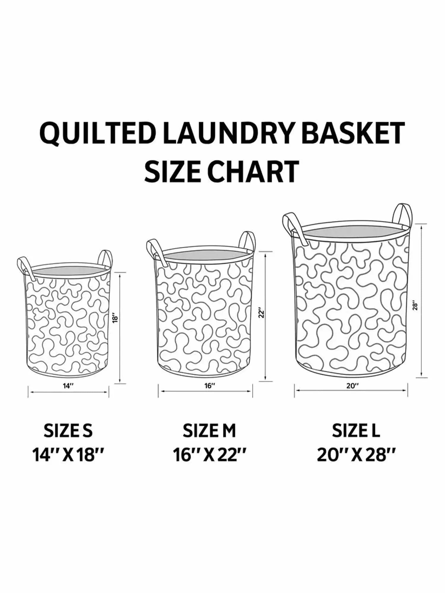 Sheep Heaven Quilted Laundry Basket