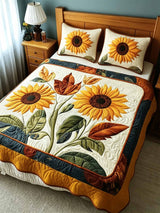 Sunlit Fields 3-Piece Quilted Bedding Set