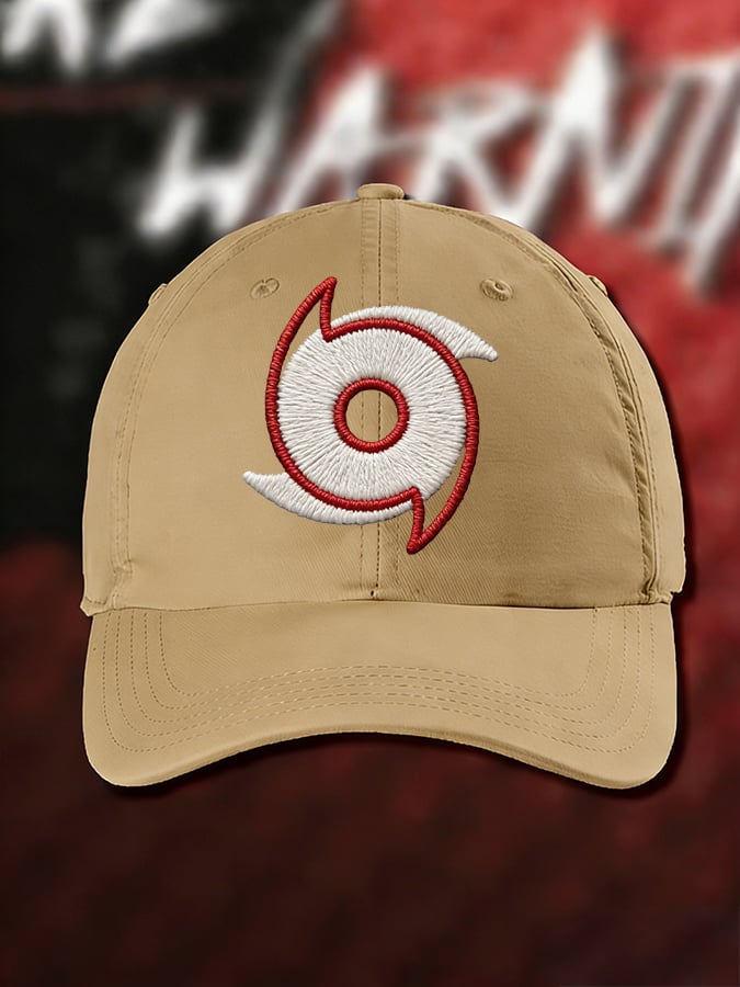 Retro Ice Hockey Print Baseball Cap