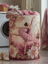 Ballerina Quilted Laundry Basket