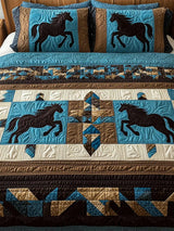 Midnight Horizon 3-Piece Quilted Bedding Set