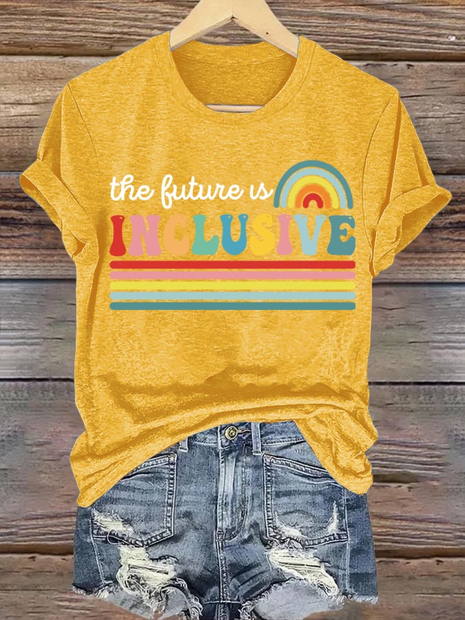 Women's  The Future Is an Inclusive Print T-Shirt