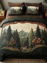 Woodland Wanderlust 3-Piece Quilted Bedding Set