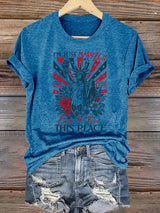 Women's  THIS PLACE Round Neck Printed T-Shirt