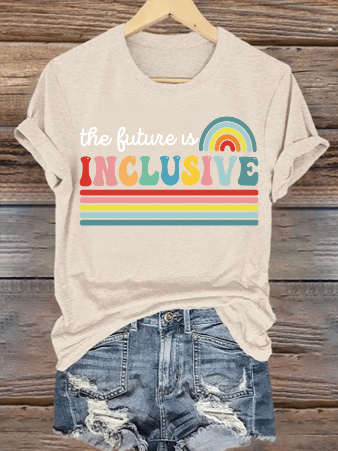 Women's  The Future Is an Inclusive Print T-Shirt