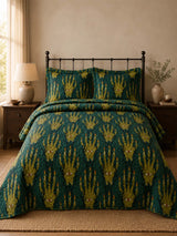 Mystic Eye Forest Quilted 3-Piece Bedding Set