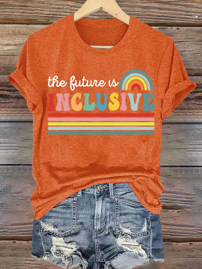 Women's  The Future Is an Inclusive Print T-Shirt