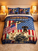 Celebrating America’s 250th Anniversary - Three-Piece Quilted Bedding Set