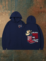 🔥Buy 3 Get 15% Off Men's  WE'LL PUT A B00T IN YOUR ASS Print  Hoodie