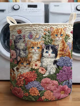 Ballerina Quilted Laundry Basket