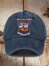 Unisex WE'LL PUT A B00T IN YOUR ASS  Cap