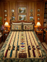 Angler Stripe 3-Piece Quilted Bedding Set