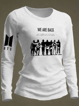 Women's Retro Leisure  Print Shirt