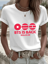 Women's Leisure Print T-Shirt