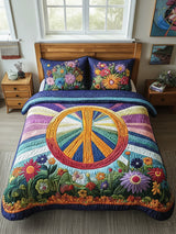 Tie Dye Dreams 3-Piece Quilted Bedding Set