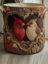 Love Nest  Quilted Laundry Basket