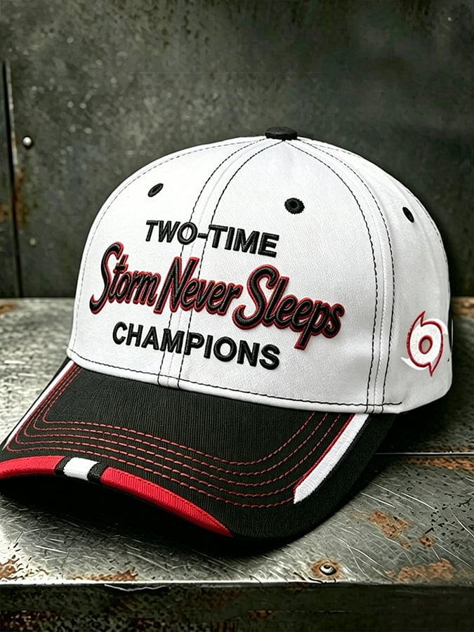 Unisex hockey print cap