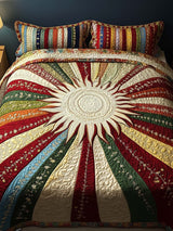 Sunny Glow 3- Piece Quilted Bedding Set