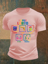 Men's I support LGBTQ Print T-shirt