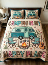 Happy Haven 3-Piece Quilted Bedding Set