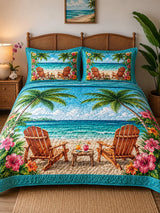 Shore Break 3-Piece  Quilted Bedding Set